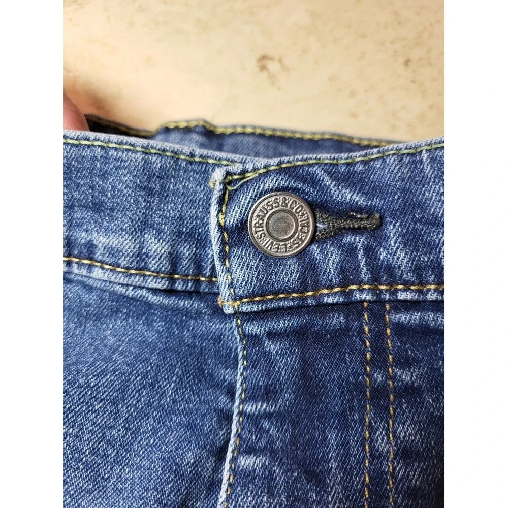 VTG Levi Mens Red‎ Tab Mid Wash 5 Pkt Jean 70's 80's Grunge Size 46X30